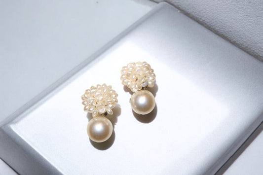 Vintage Pearl Drop Earrings